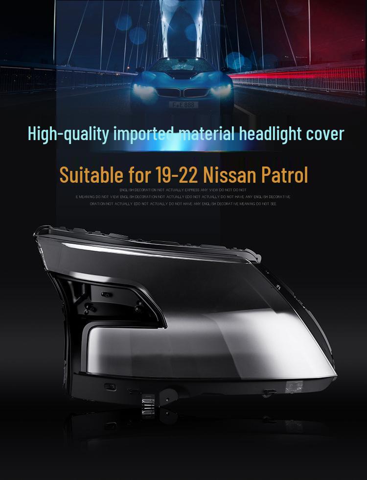 19-22 Model Patrol Front Headlight Transparent Cover