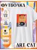 T-shirt with Portrait Cats Print