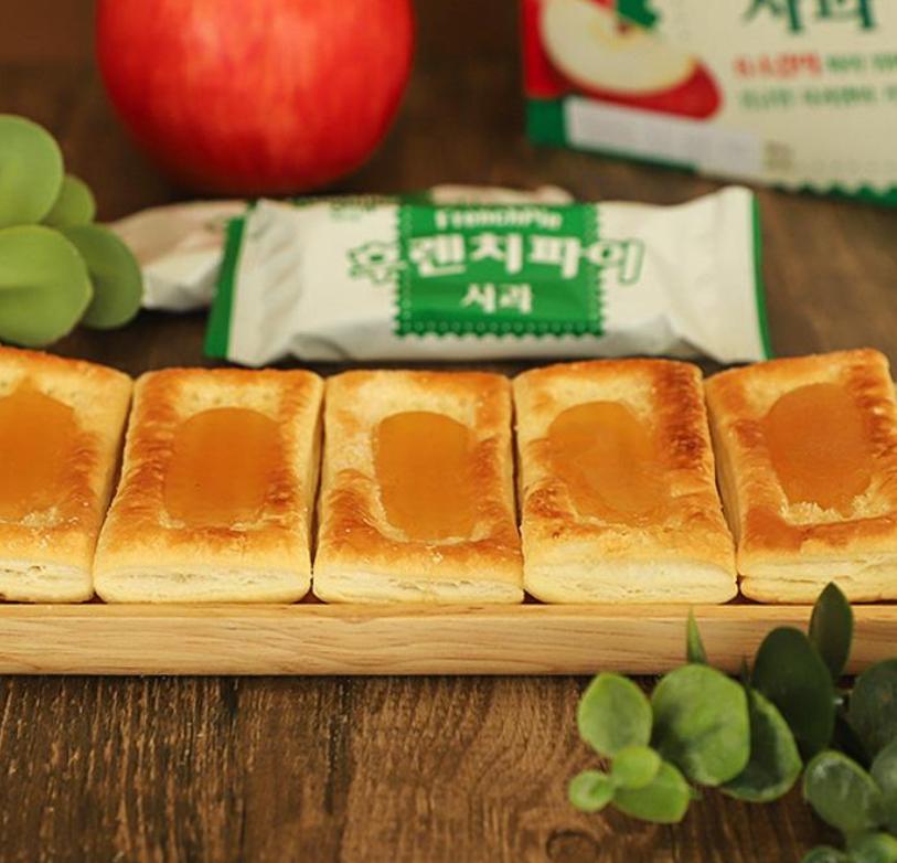 Haitai French Pie Apple 192g (15 Pcs) – Soft & Sweet Apple Snack