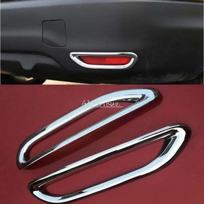 1 Paar Auto Styling Achtermistlicht Cover Voor Nissan Qashqai J11 2e 2014 2015 2016 ABS Verchroomd Exterieur Accessoires Hoge Kwaliteit