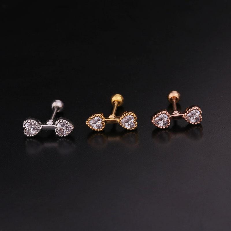 Boucle d'oreille exquise Tragus Helix Bijou de piercing créatif pour cartilage