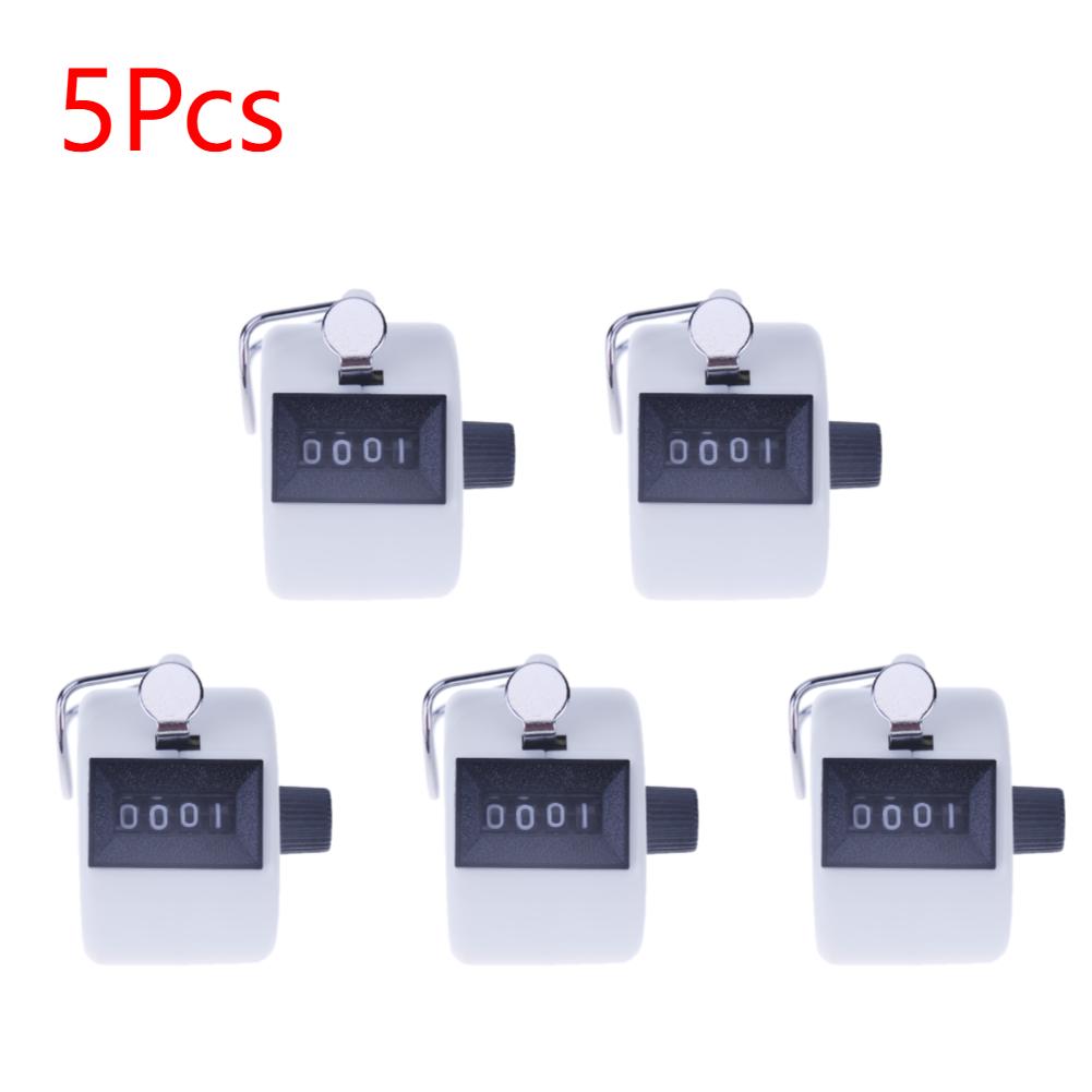 Handheld 4 Digital Tally Counter Mechanical Manual Palm Clicker Number Count Assorted Tally Counter Number Count