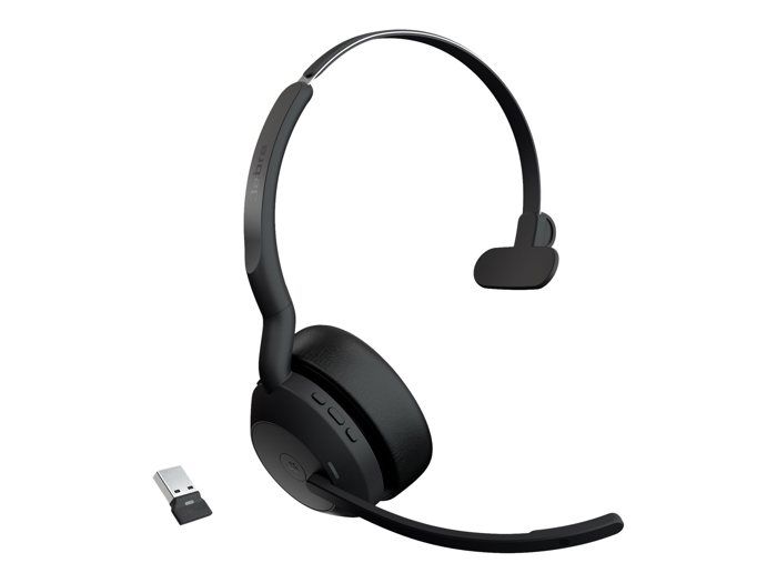 Headset - Bluetooth - kabellos - USB-C über einen Bluetooth-Adapter - Jabra - Jabra Evolve2 55 MS Mono - Headset