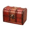 Decorative Jewelry Storage Box Wooden Jewelry Box European Treasure Chest  Storage Secret