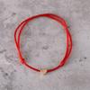 Set of 8 Delicate and Fashionable Heart Bracelets Delicate Heart Rope Stylish Hand Jewelry for Fashion Individuals