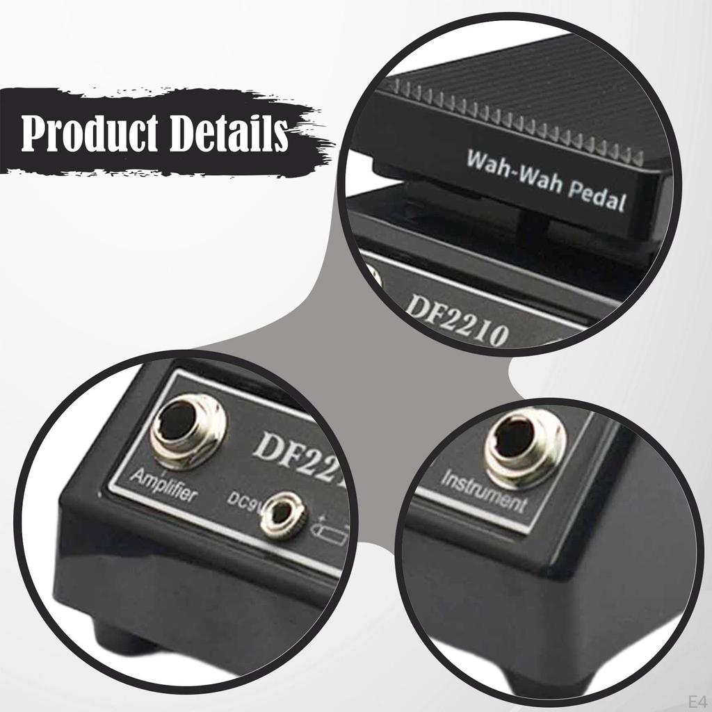 Compact And Lightweight Electric Guitar Effects Pedal, Made of Polypropylene with A Non-slip
