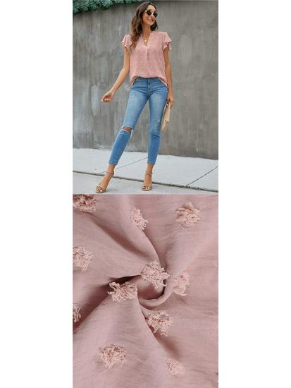 European and American Women's Ruffle Chiffon Summer Shirt