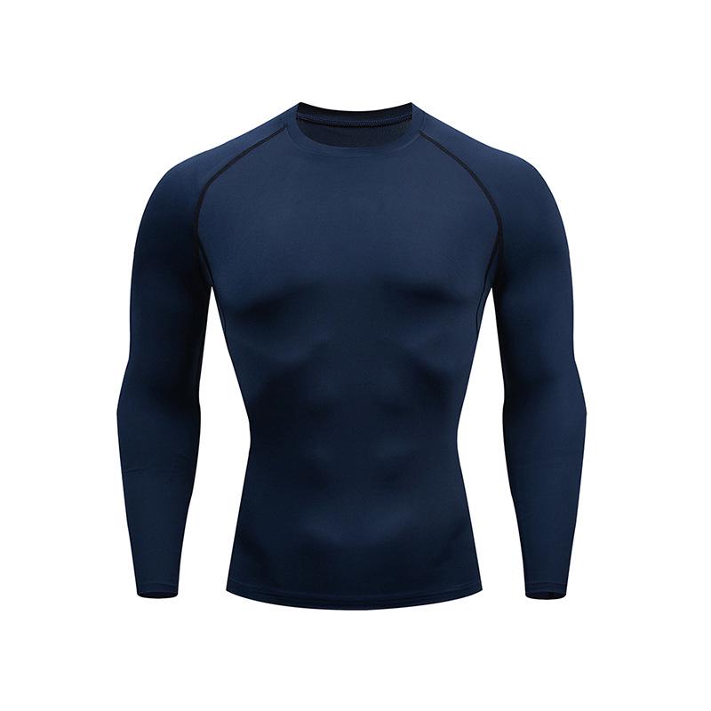 

Colorful Long-Sleeve Quick-Dry Slim Fit Elastic Sports Top 2XL