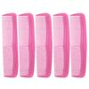 5pcs Black Hair Styling Comb, Fine Tooth Hair Comb, Heat Resistant Comb, Double Headed Hair Styling Comb