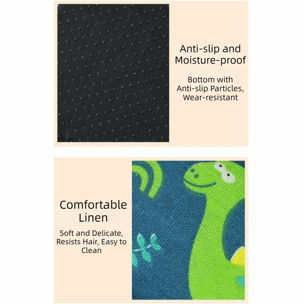 Rattan Weave Pet Cooling Mat Breathable Cat Cooling Pad Waterproof Dogs Floor Cushion Outdoor