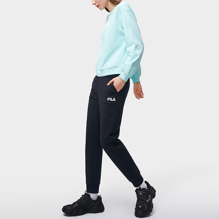 New FILA ORIGINALE Casual Pants Women's Jet Black F11W319605FBK