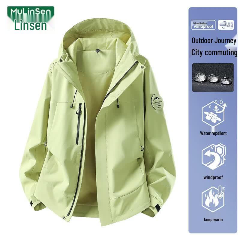 MULINSEN Women s Outdoor Windproof Waterproof Shell Jacket L