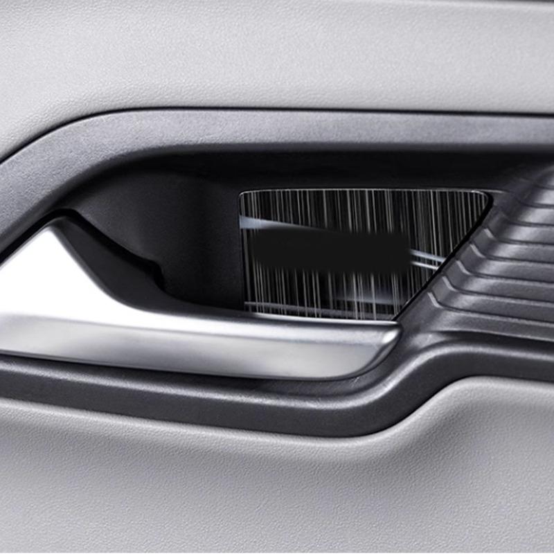 For Hyundai Custo    2024 Steel Car Front Inner Door Bowl Sticker Decoration Trim Cover Armrest Interior Accessories