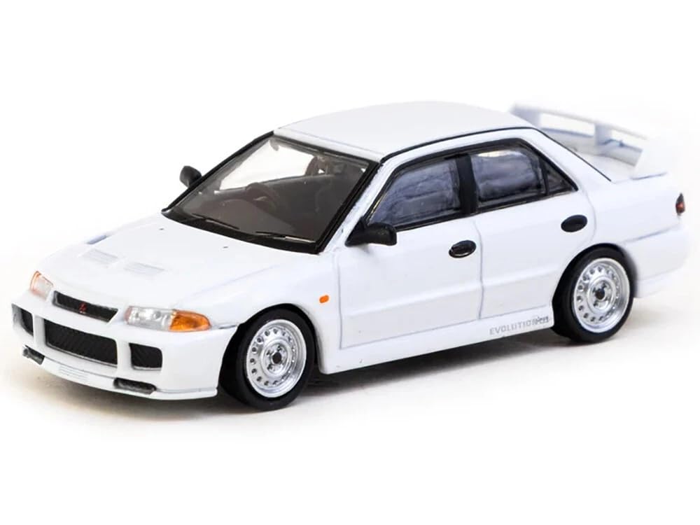 Tarmac Works Mitsubishi Lancer Evolution III White Tarmac Works Lancer Evolution MiJo Exclusive 1/64