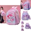 Adorable Cartoon Nylon Backpack For Kids School Outdoor Fun Cute Design