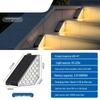 NuFeng Solar-Treppenlichter 24 LED Warmweiß (2er-Pack)