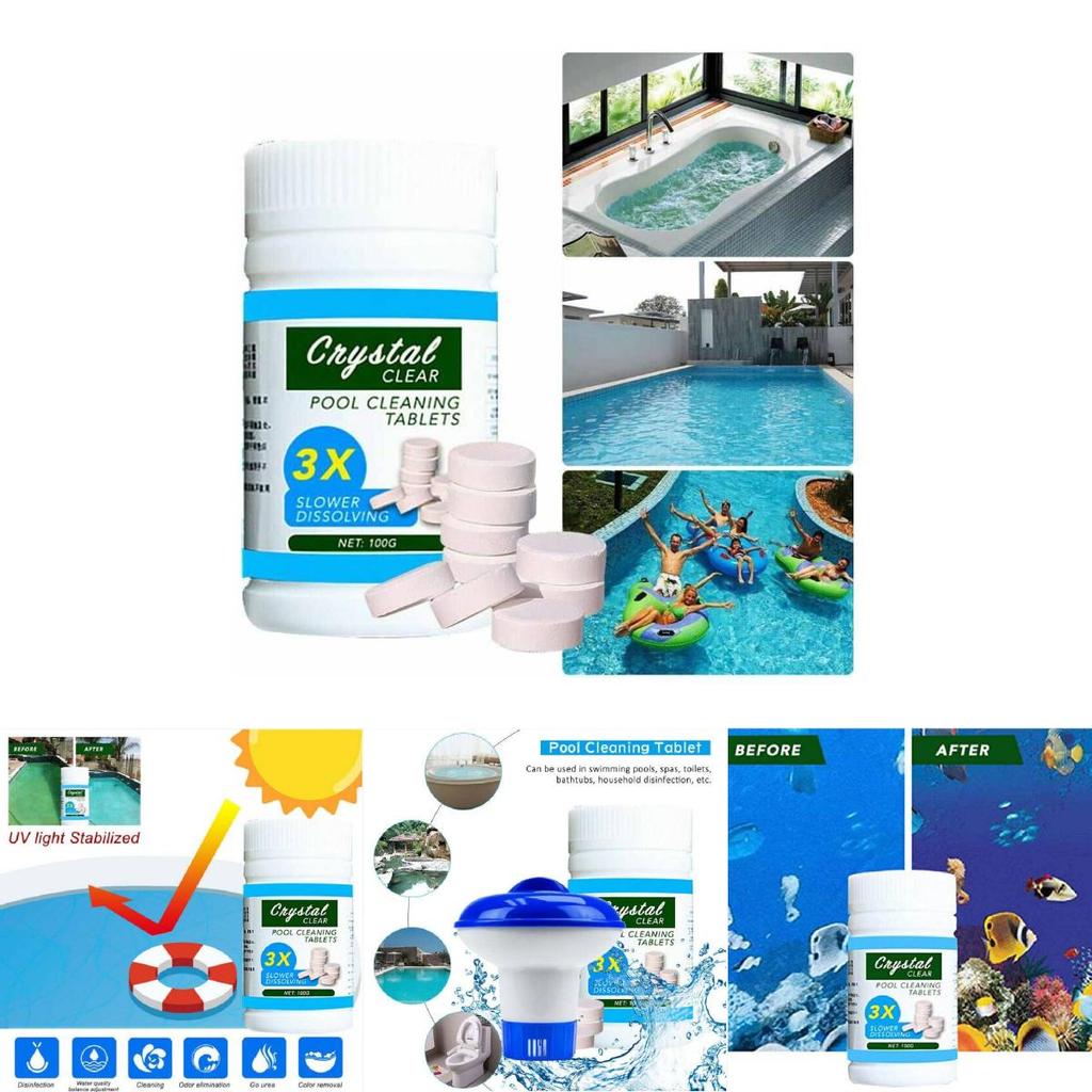 Effective Pool Cleaning Tablets For Sparkling Clean Public Swimming Pools