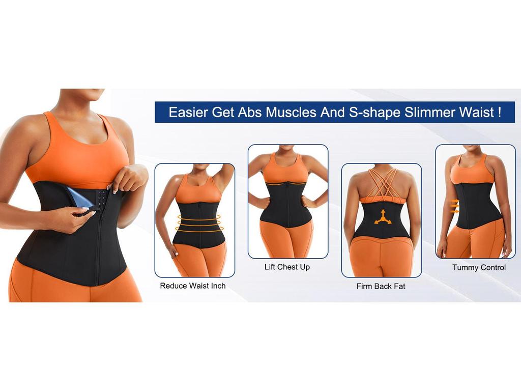 Women's Cross-Border Waist Cincher Yoga Sweat Belt - European & American Waist Trainer
