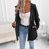 European and American Women's Clothing Two-sided Clothing Leopard Print Hooded Zipper Jacket Casual Long Jacket Belt Long Sleeve