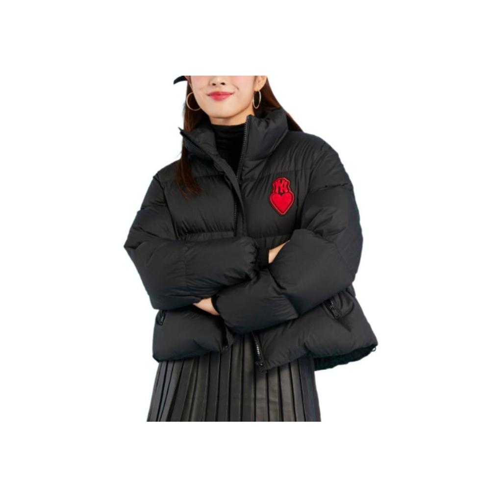 New MLB Down Jacket Cropped Unisex Black 3FDJH0126-50BKS