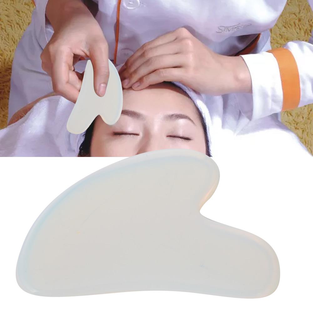 Natural Opal Scrapping Plate Body Guasha Board Face Massager Health Care Tool