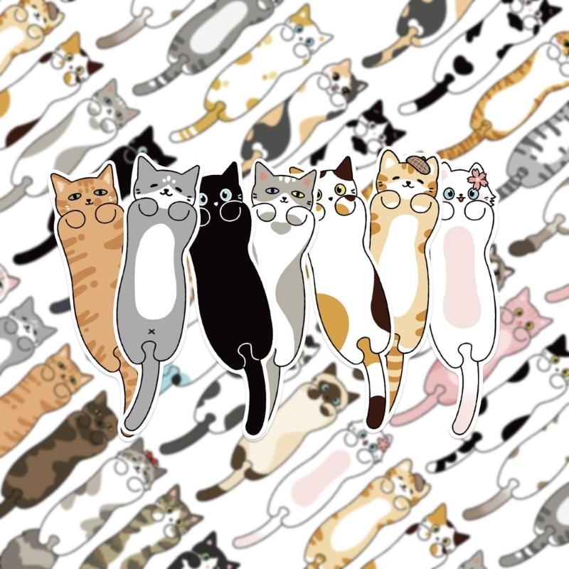 30Pcs Kitten Shape Bookmarks Cartoon Animal Paper Bookmarks Book Page Marker For Student Teacher Book Lover Birthday