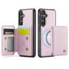 JEEHOOD-J05 for Samsung Galaxy S26 Ultra S25 S24 Plus FE Removable 2-in-1 Separable Flip Wallet Premium PU Leather Case Card Holder Phone Back Cover