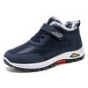 Winter New Durable and Comfortable Walking Shoes  Warm and Comfortable with Thickened Fleece Velcro Men's Snow Boots