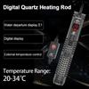 LCD Display Fish Tank Heater Quartz Glass Heating Rod Digital Display Heater  Aquatic Aquariums