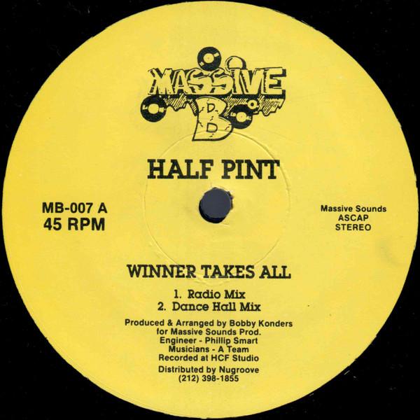 

12inch Record HALF PINT Winner Takes All MB007 MASSIVE B US Reggae Ska Dub Used