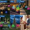 Christmas Jellyfish Garden Light Solar RGB Conversion Light Suitable for Wedding , Courtyards, Lawn Terraces Christmas Decoration