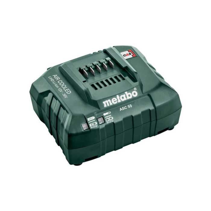 Set De Base 2x4Ah Li-Power 18V - METABO - Chargeur ASC 55 - Batterie Li-Ion - Garantie 2 Ans