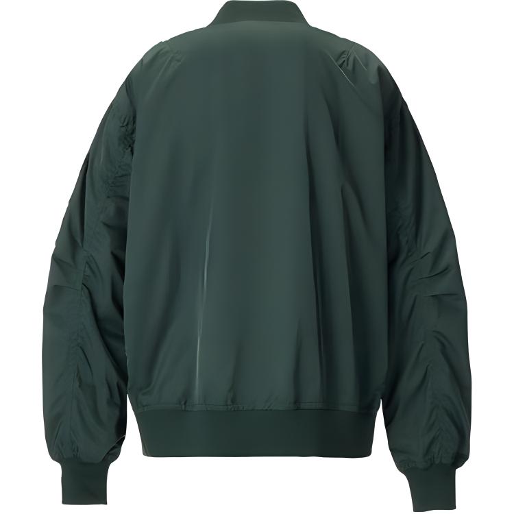 Onitsuka Tiger Solid Color Zipper Long Sleeve Multi Pocket Jacket Unisex jackets Dark-Green 2183B192-300