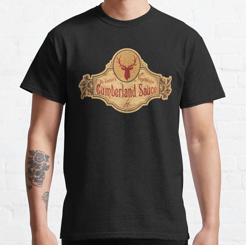 Dr. Lecters Gourmet-Dinner Hannibal Schweigen der Lämmer 100% Baumwolle Rundhals Lecter Mads Horror Hannigram T-Shirt für Männer