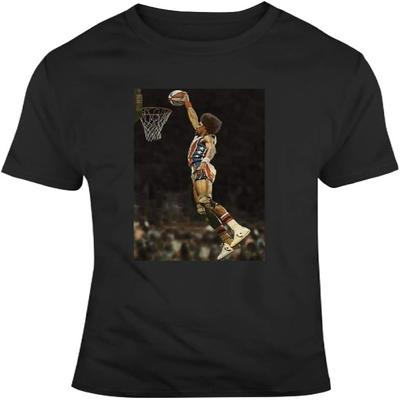 Ретро Классическая Карта Dr J Dunk Футболки Черные