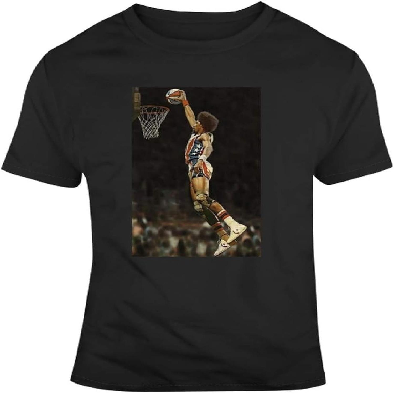 

Retro Classic Map Dr J Dunk T-Shirts Black XXXXXL чорний