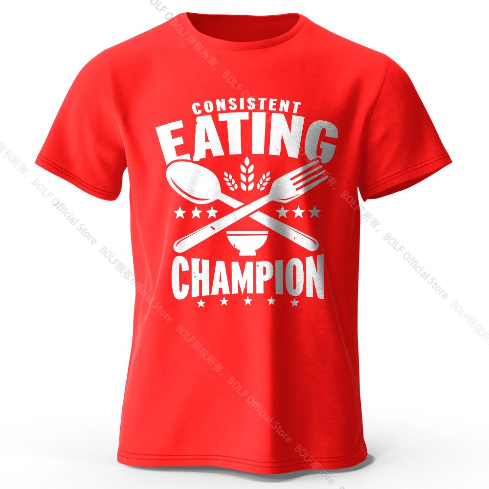 Men's Printed T-Shirt 100% Cotton Oversized Bold Graphic Tees for Women Summer Tops Foodie Streetwear