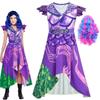 Evie Evil Mal Descendants Cosplay Costume Girls Birthday Party Halloween Carnival Costume And Wig For Kid Disguise Descendants 3
