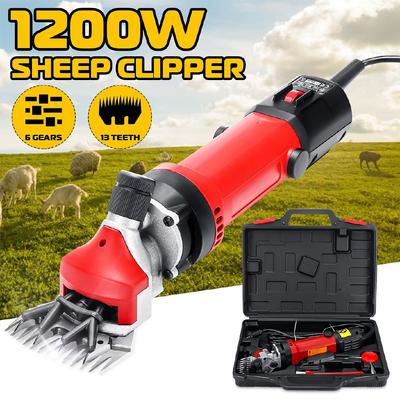 1200W 13 dentes Tosquiadeira Elétrica para Ovelhas e Pelos de Animais de Estimação Kit de Tosquia Tesoura Lã Cortar Cabra Animal de Estimação Suprimentos para Tosquia Máquina de Corte para Fazenda