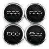 4 szt. 60 mm 500 kołpaki piasty koła samochodowego osłony piasty koła pasujące do 500 Pop Cabrio Lounge Cabrio Auto Styling