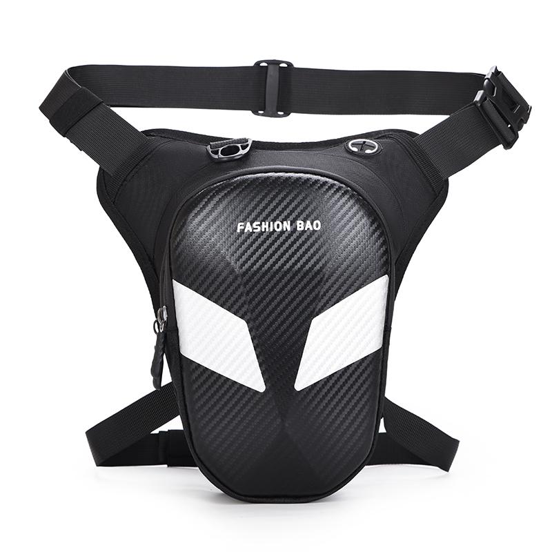 Unisex Motorcycle Leg Bag – Waterproof with Hard Base, Adjustable Strap for Biking & Outdoor Rides