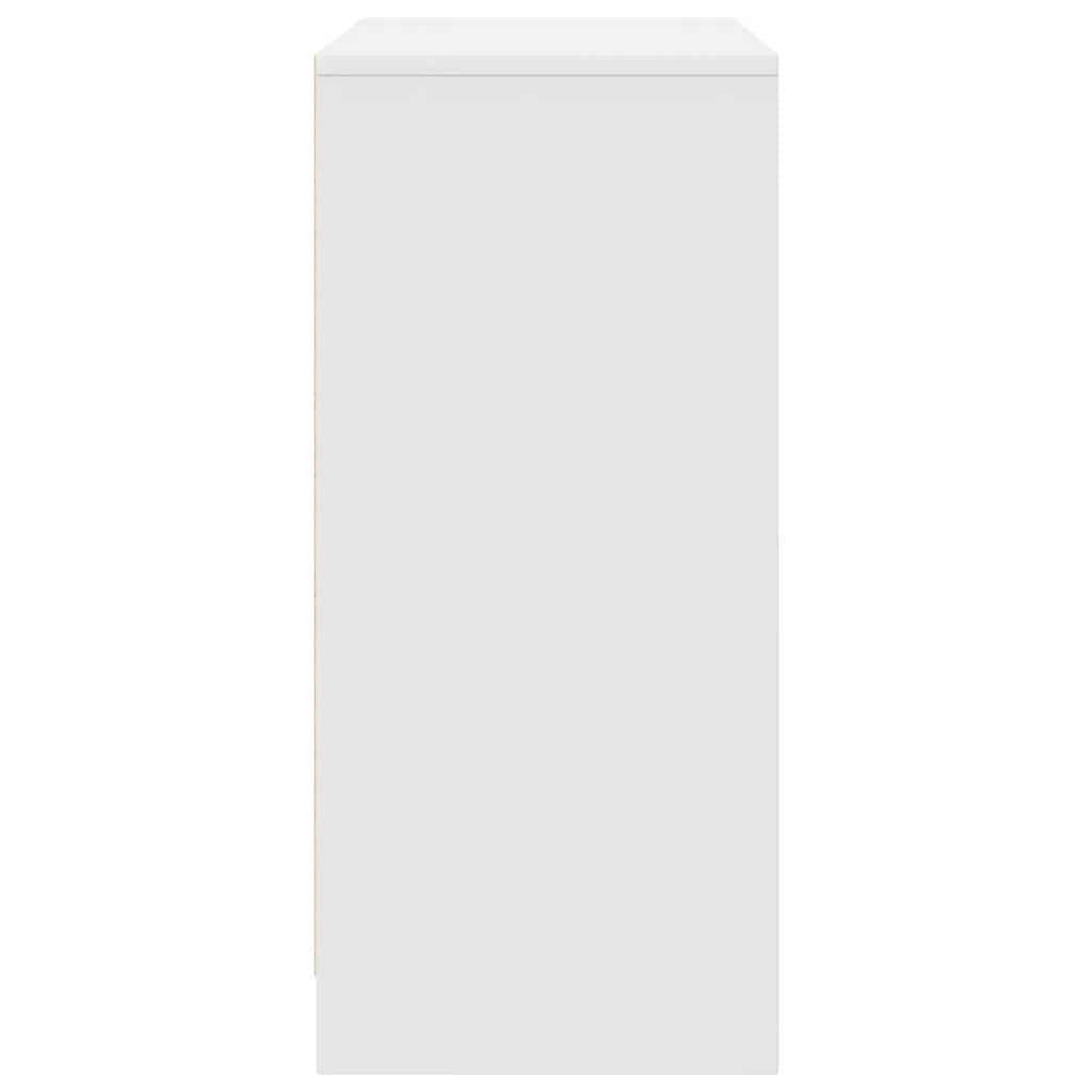 Shoe Cabinet White 57 x 34 x 76 cm Engineered Wood
