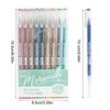 Fluorescent Color Gel Pen 0.6MM Tip Acrylic Gel Inks Pen Quick Dry for Note Taking Journaling Color Coding Highlighting