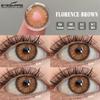 Eyeshare 2pcs Color Contact Lenses for Eyes Aurora Blue Green Colored Lenses Yearly Cosmetic Contact Lens for Eyes Beauty Makeup