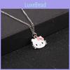 Cat Cartoon Cute Character Pendant Metal Necklace For Casual Wear