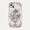 Retro Amor Engel 3D Welle Handyhülle Für iPhone 17 Air 16 15 14 13 12 11 Pro Max Plus Mini SE Stoßfeste Silikon-Rückseite