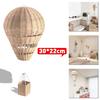 Nature Rattan Hot Air Balloon Lantern Wedding Party Decor Kid's Birthday Party Home Supplies New Year Decoration 30X22cm