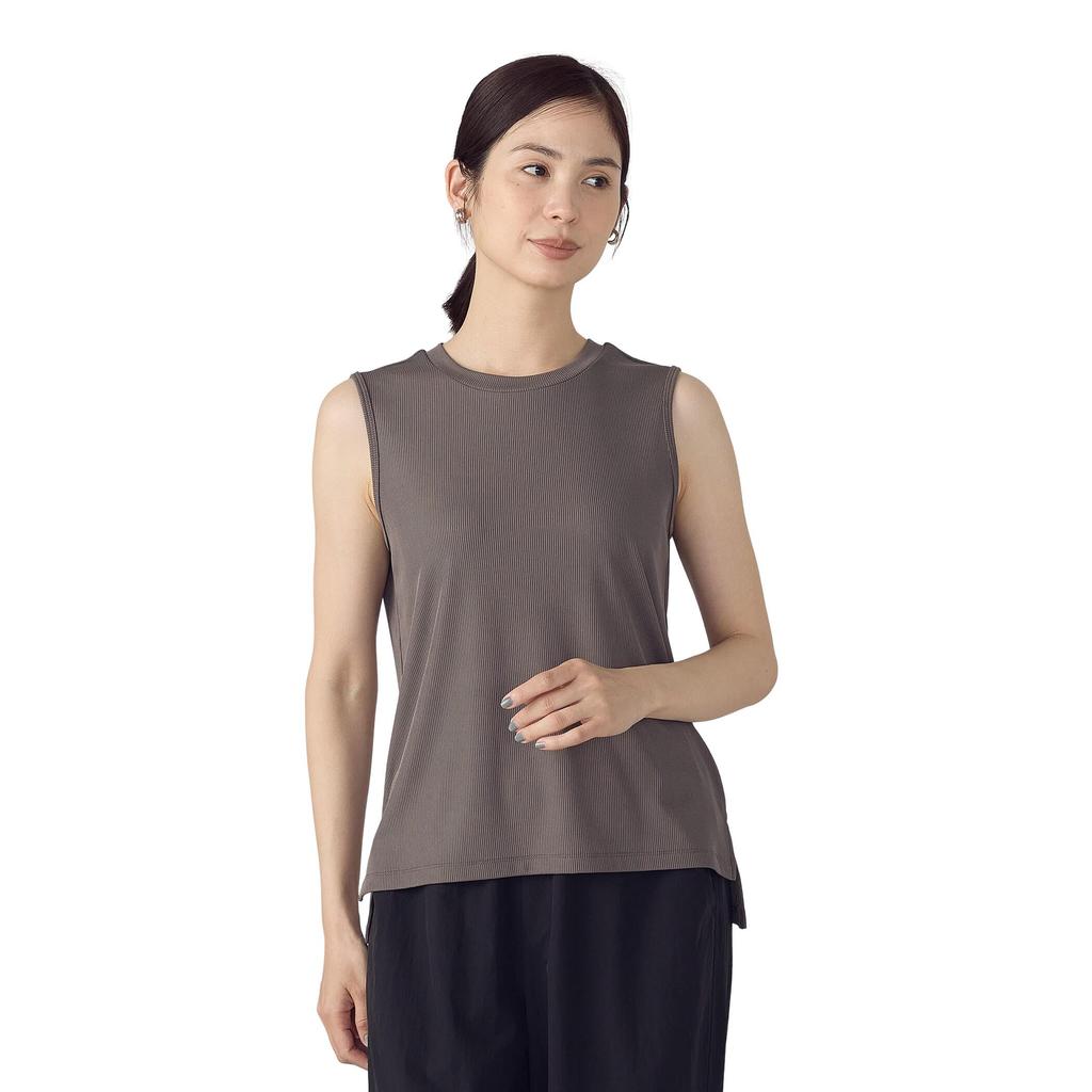 Comme Ca Ism Basic Terry Tank Size Top, Charcoal, M, 12-63CM02-205