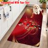 Cristiano Ronaldo Custom Name Flannel Rug Kitchen Mat Non Slip Floor Carpet Personalized Home Decor