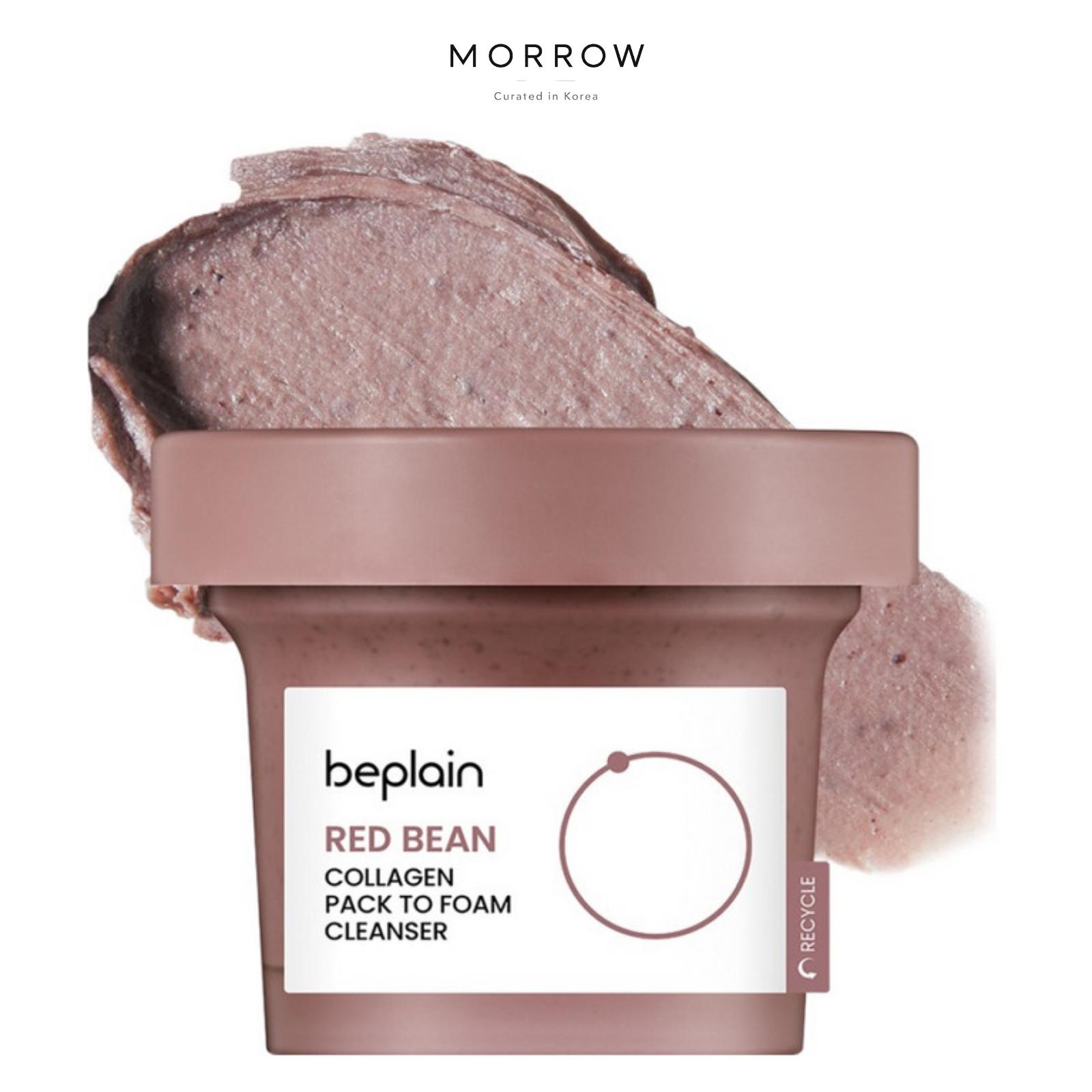 beplain Red Bean Collagen Pack-to-Foam Cleanser Gentle Exfoliation & Skin Texture Care 100ml 100ml 1EA